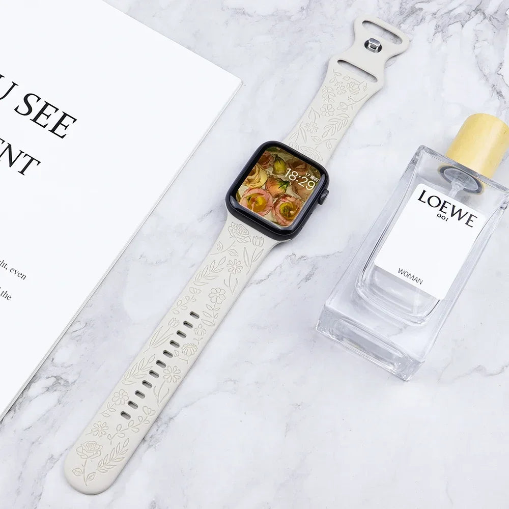 Nature-Inspired Silicone Watch Strap