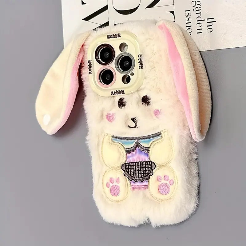 Adorable Bunny Plush Phone Case