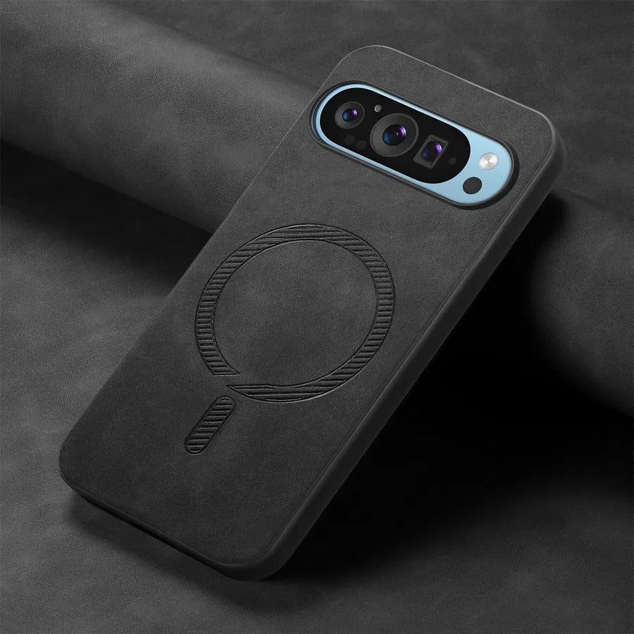 Premium Leather Magnetic MagSafe Case - Google Pixel