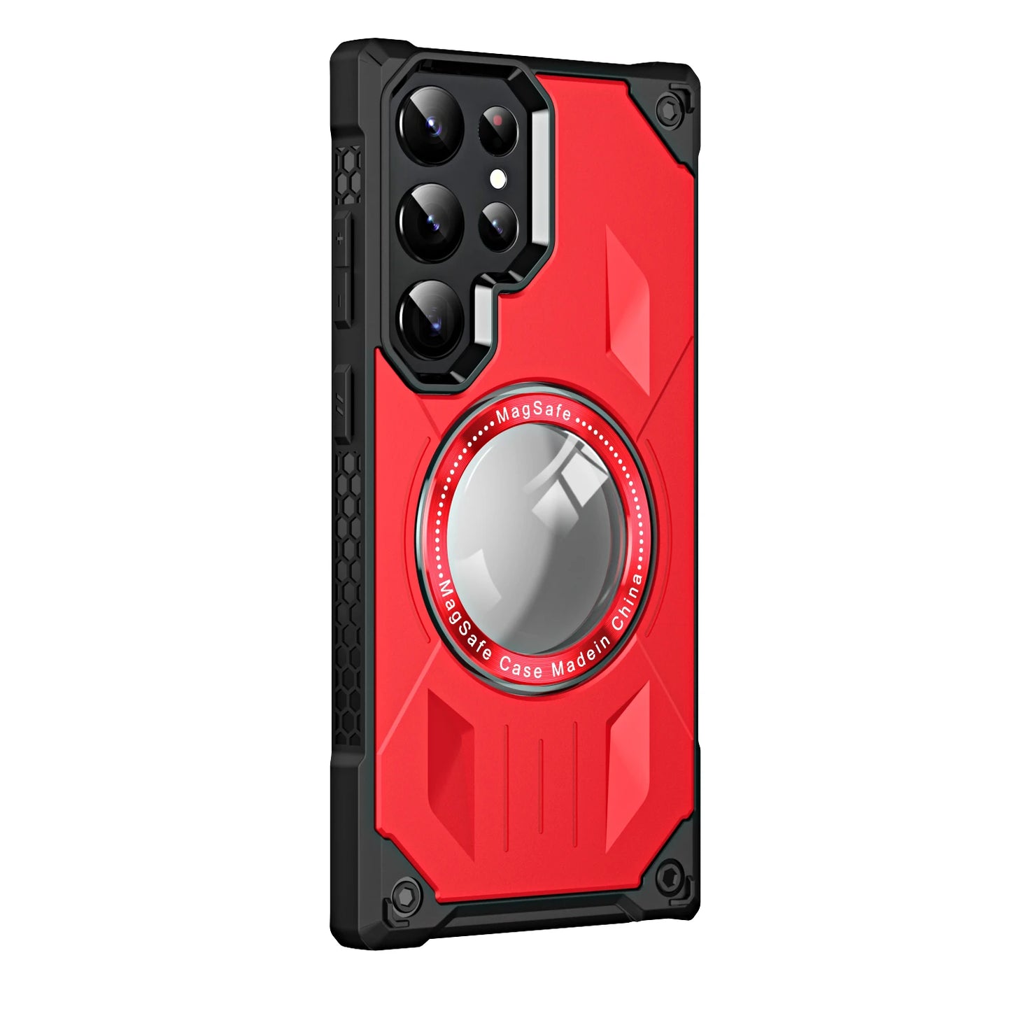 Armor Rugged Metal Ring Kickstand Case - Samsung