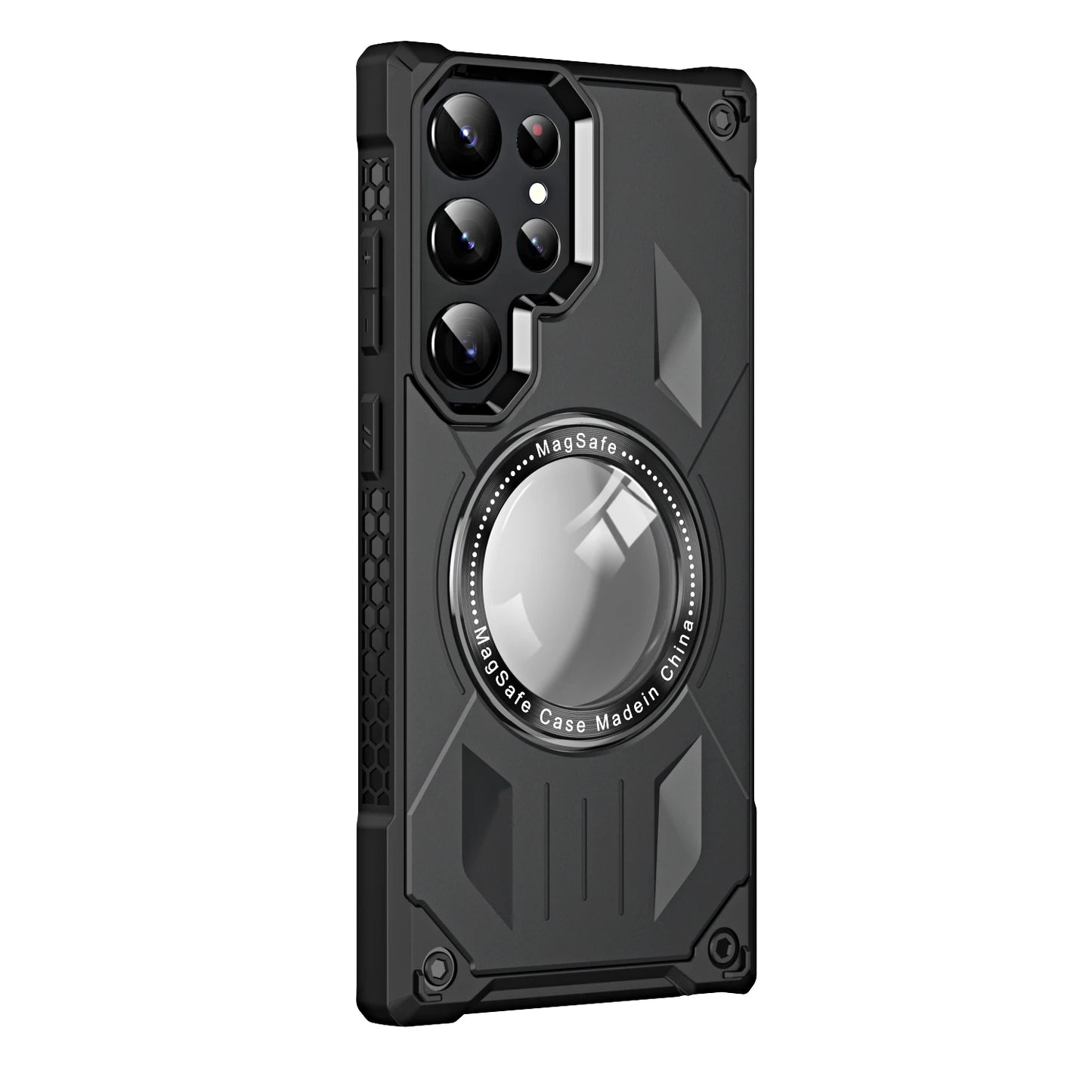 Armor Rugged Metal Ring Kickstand Case - Samsung