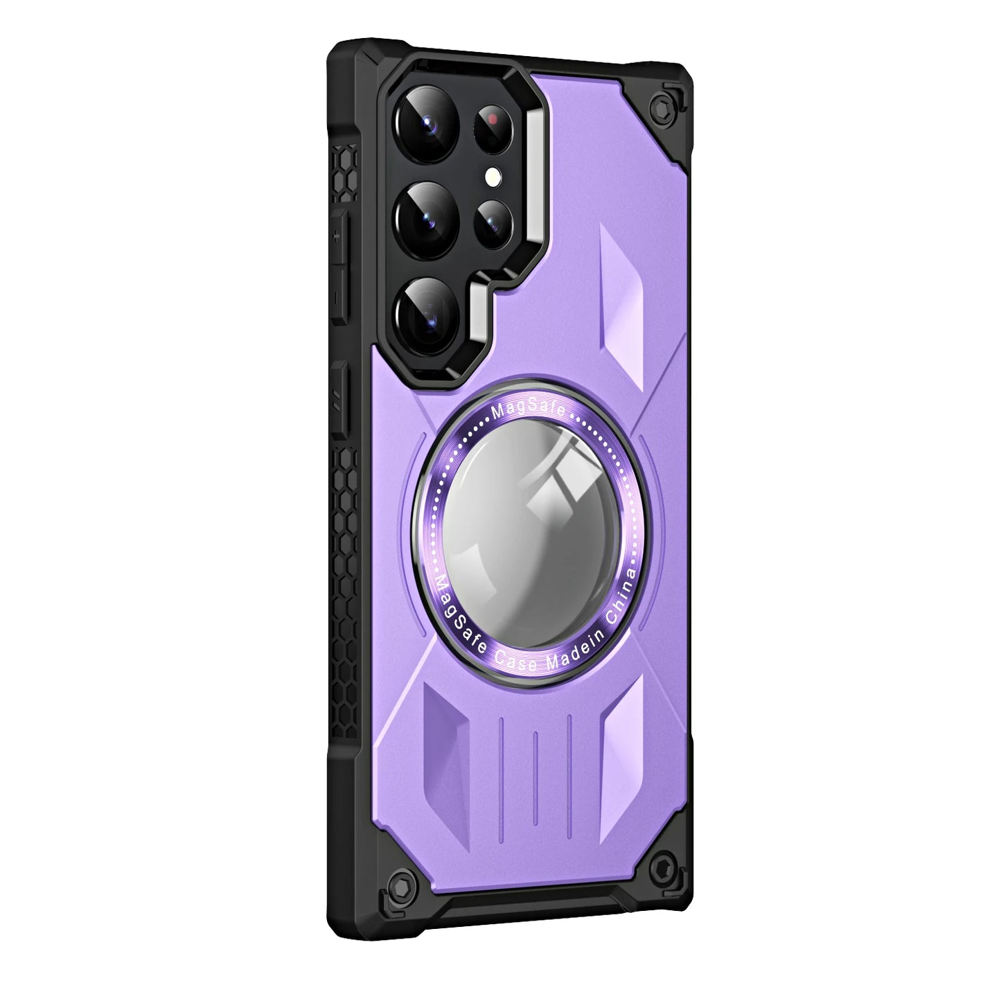Armor Rugged Metal Ring Kickstand Case - Samsung