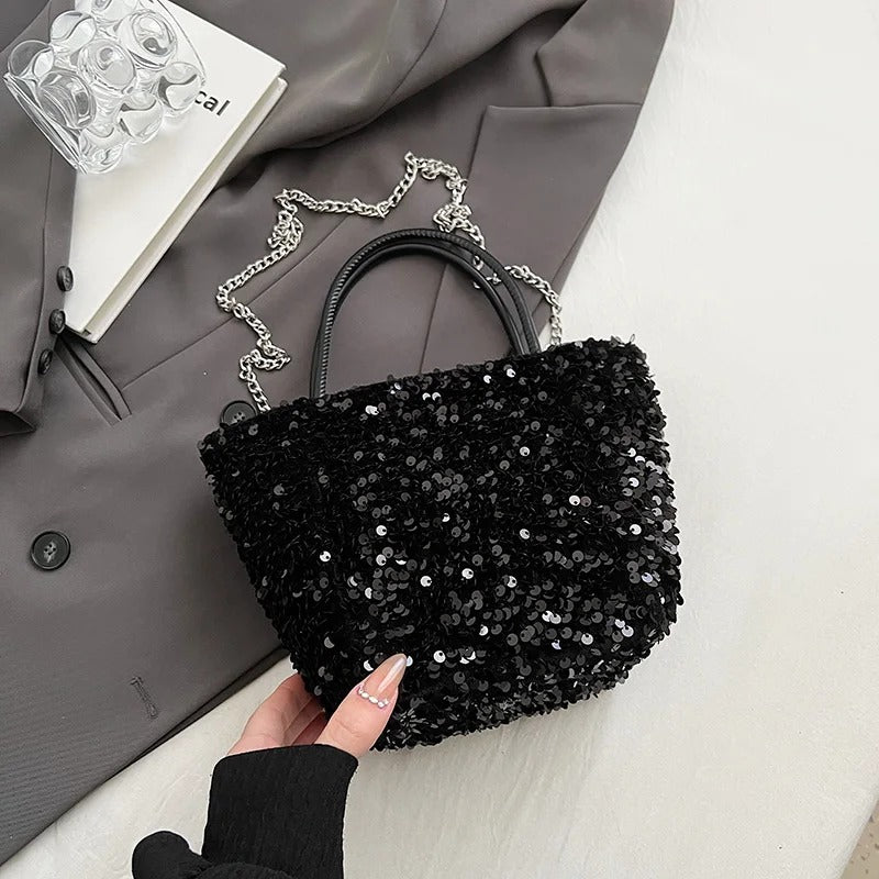 Classy Sequin Shiny Underarm Bag