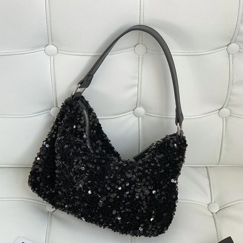 Trendy Sequins Slight Underarm Bag