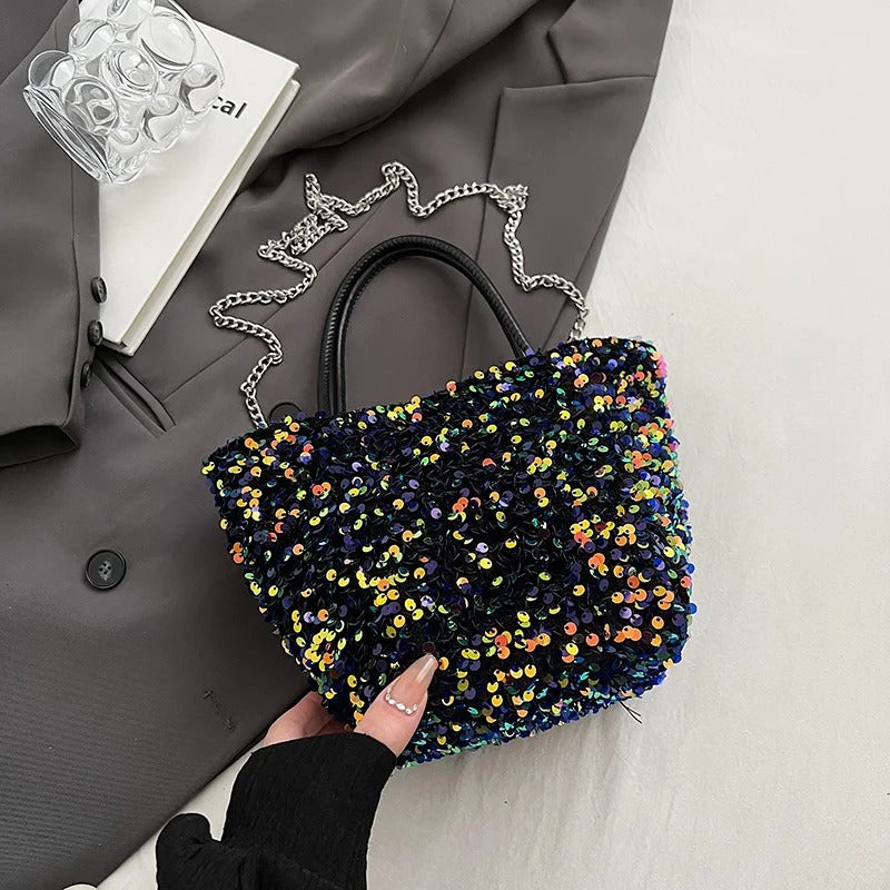 Classy Sequin Shiny Underarm Bag