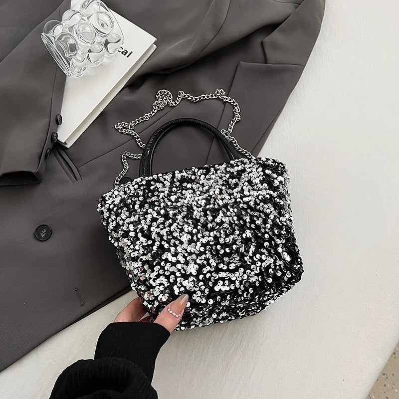 Classy Sequin Shiny Underarm Bag