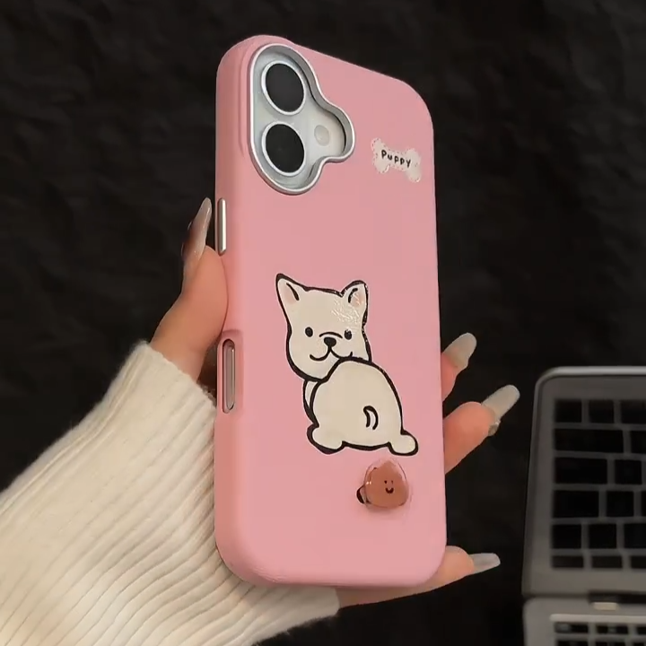 Cute Puppy Pink Case