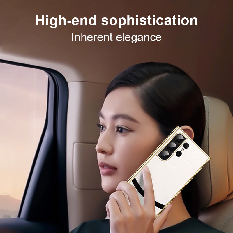 Aura Ace Vegan Leather Case - Samsung