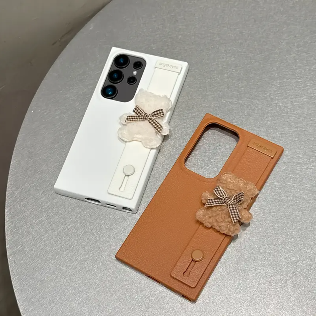 Bear Pattern Phone Case - Samsung