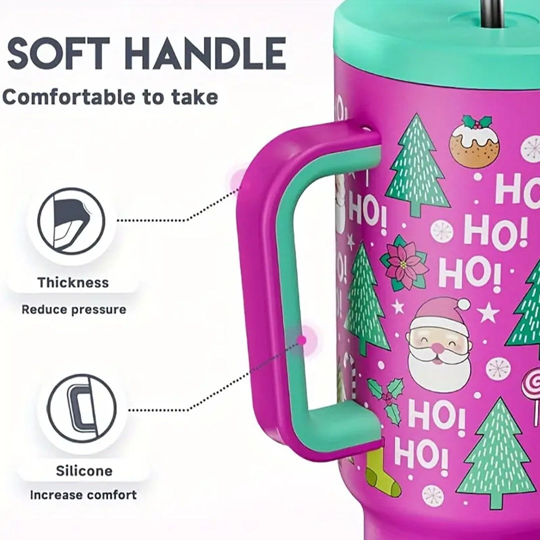 Christmas Theme Stainless Steel Water Bottle