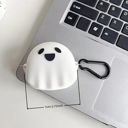 Spooky Smile Ghost Earbuds Case