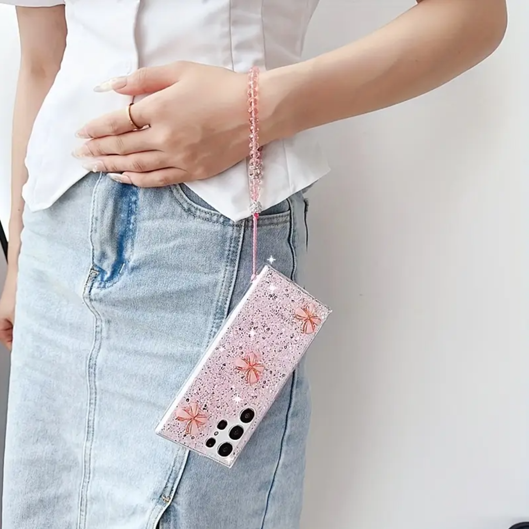 Shimmering Butterfly Crystal Glam Case  - Samsung