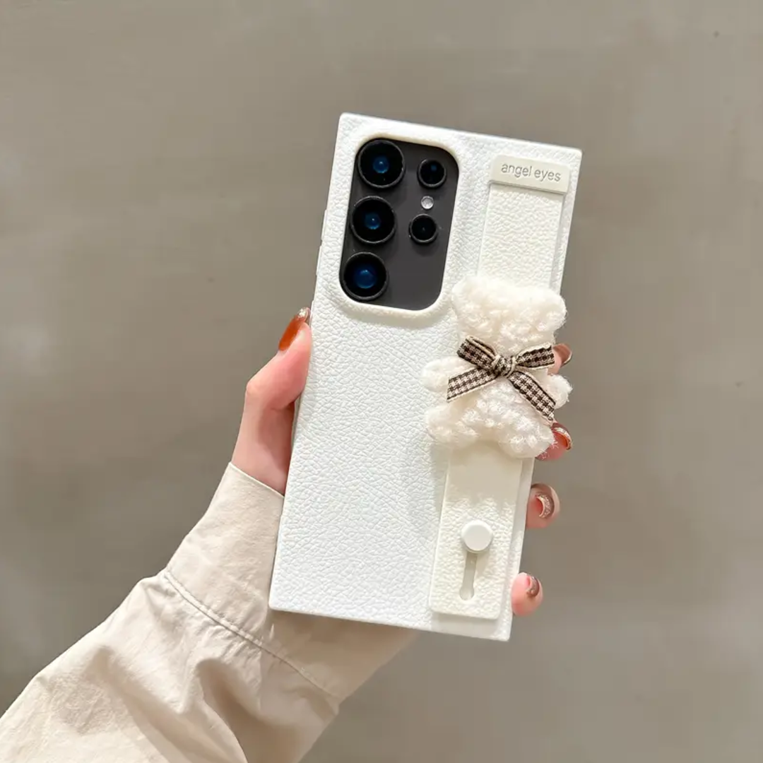 Bear Pattern Phone Case - Samsung