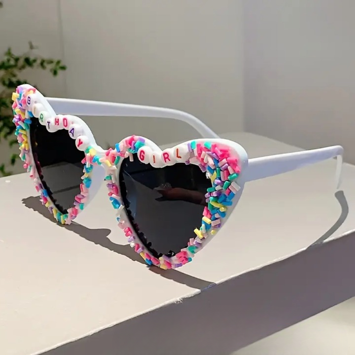 Birthday Babe Heart Shades