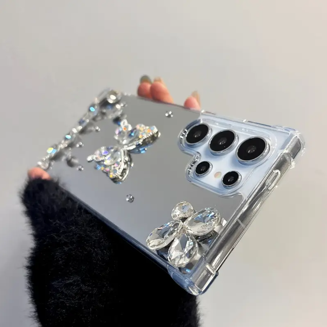 Radiant Butterfly Jewel Case - Samsung