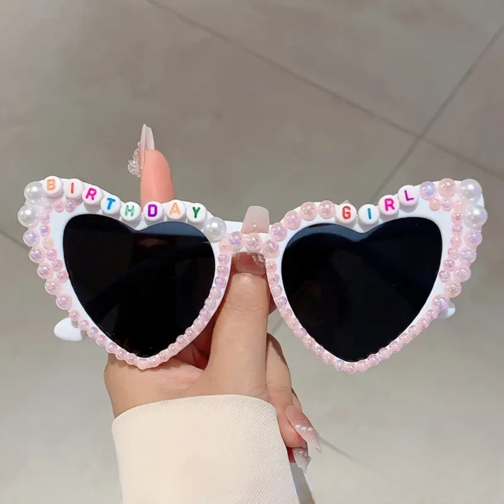 Birthday Babe Heart Shades