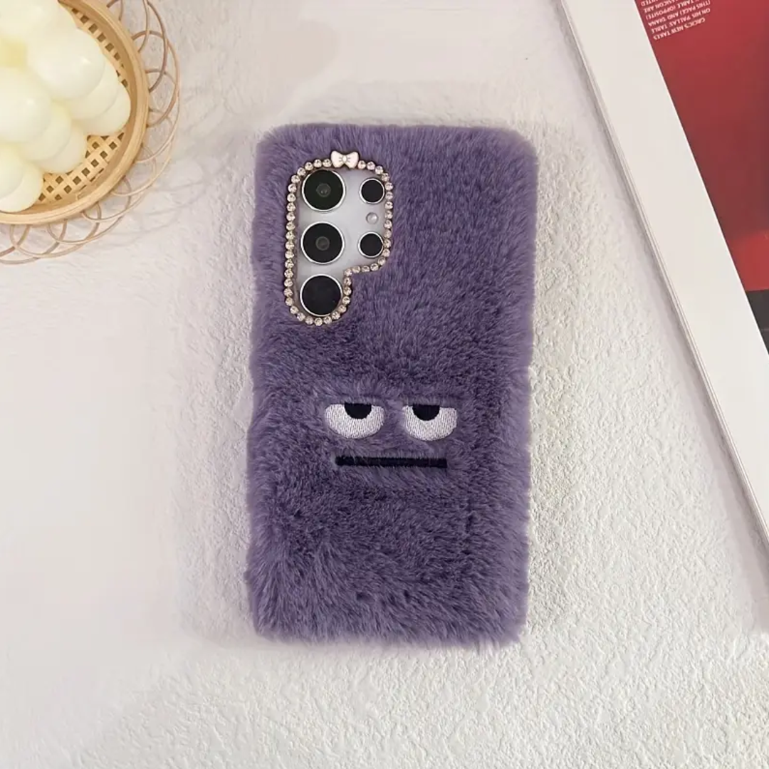 Fuzzy Cartoon Cutie Case - Samsung