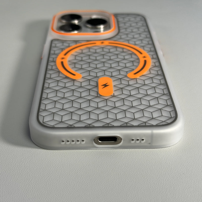 Dynamic 3D Hexagonal MagSafe Case - iPhone
