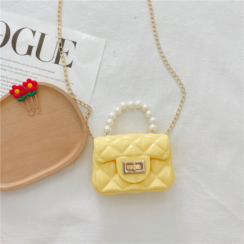 Pearl Handle Quilted Mini Bag