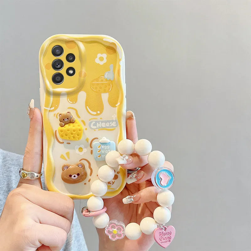 Cute Lucky Coco Bear Case - Samsung
