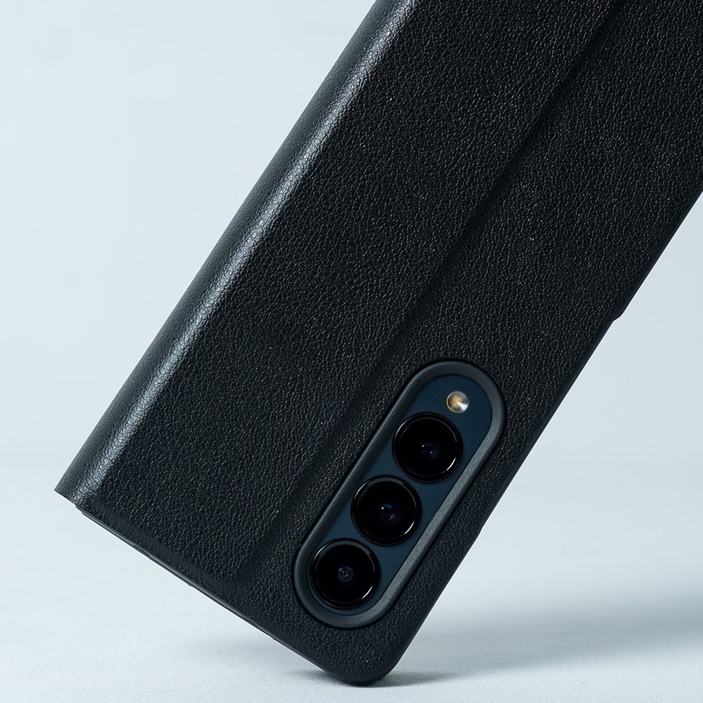 Galaxy Z Fold4 Premium Striped Glass Flip Case