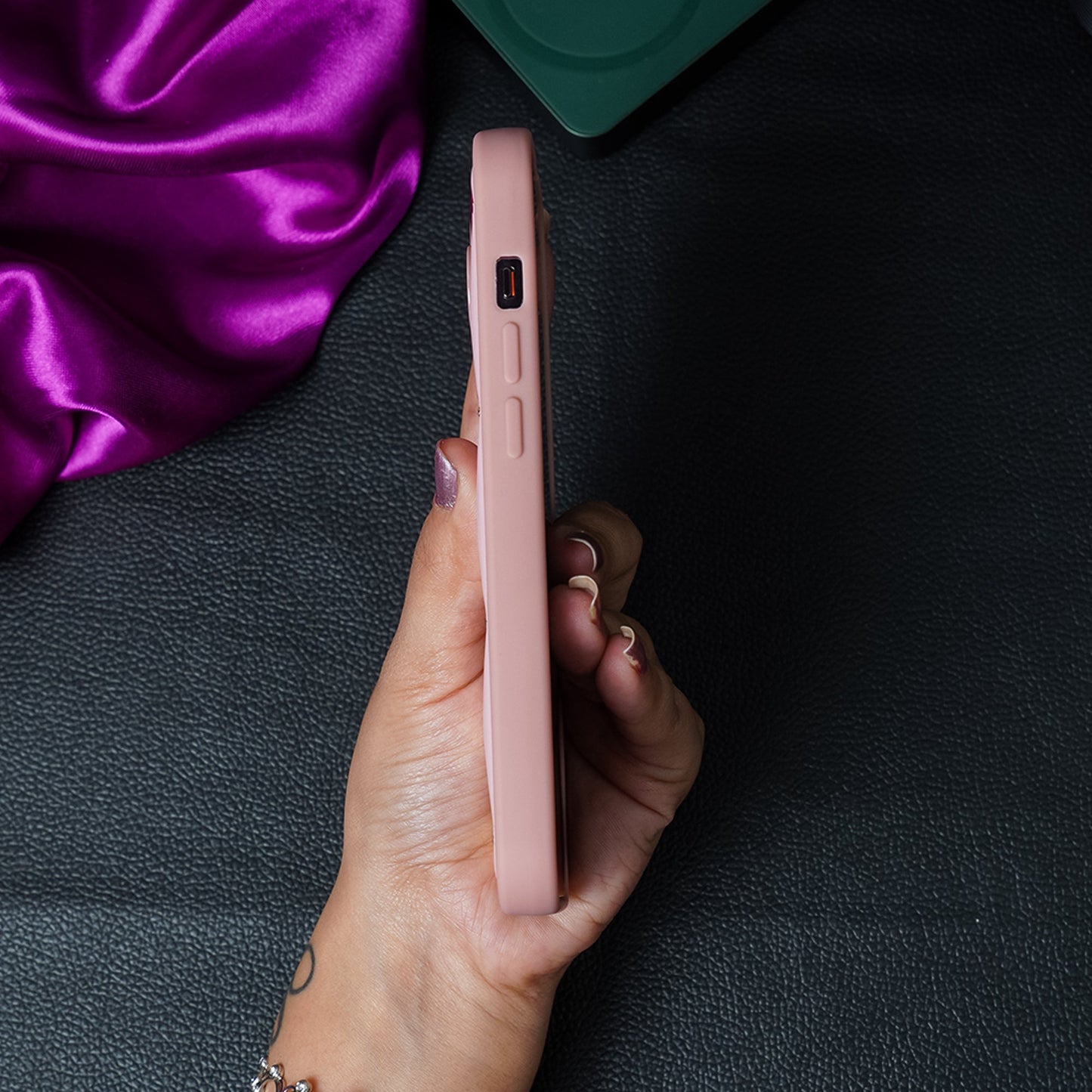 Luxury Brand Puff leather Phone Case - iPhone