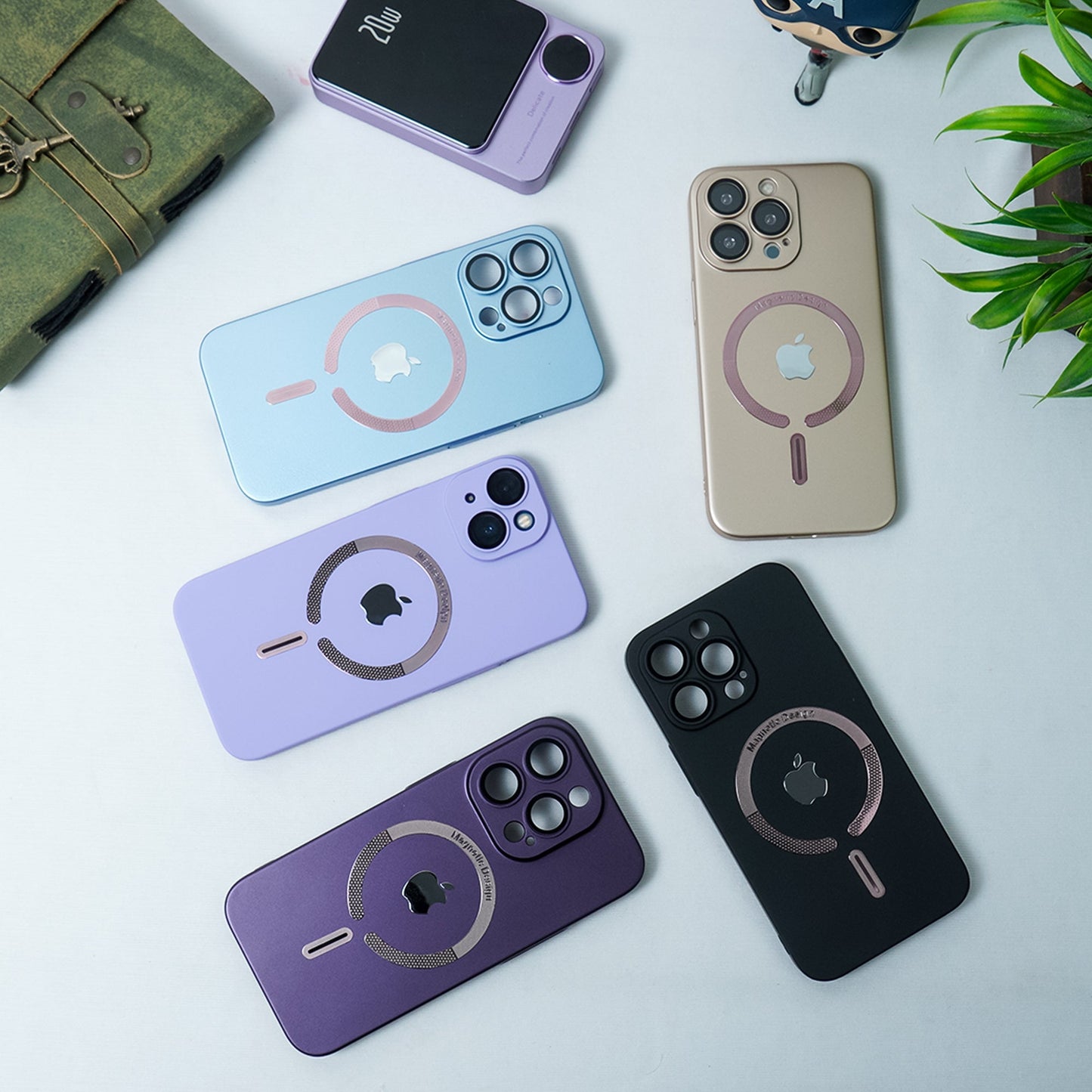 iPhone Series Magsafe Edition Matte Finish Camera Protective Case