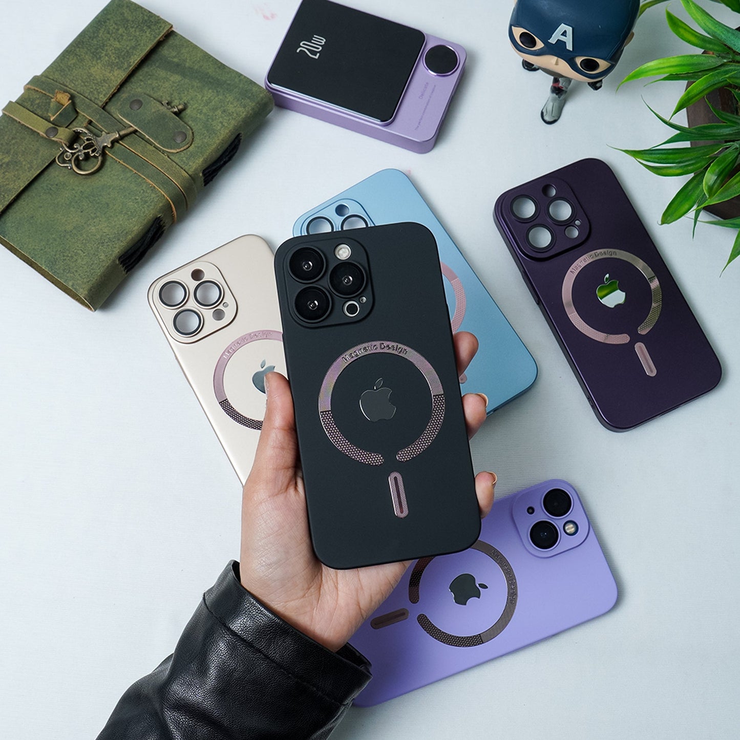 iPhone Series Magsafe Edition Matte Finish Camera Protective Case