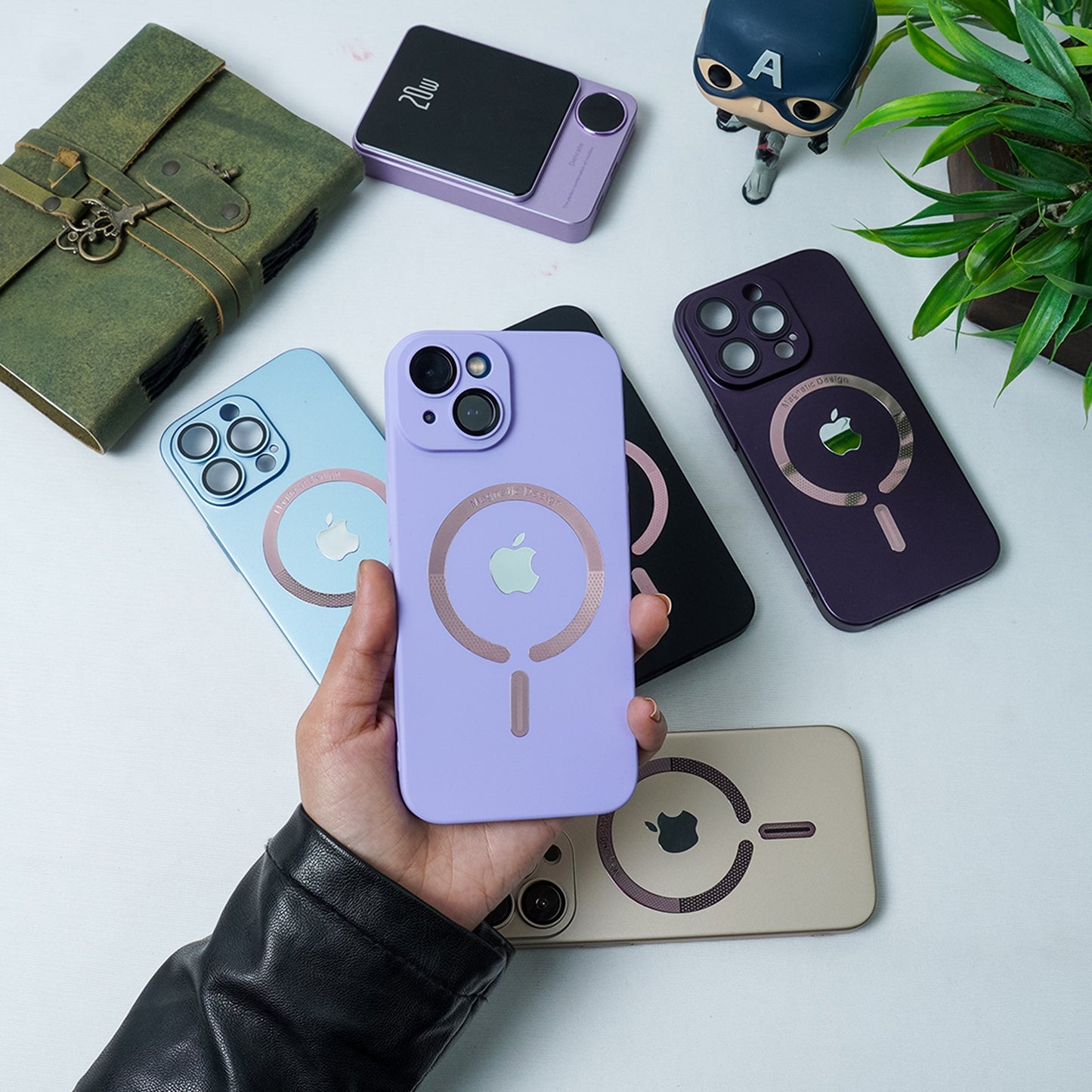 iPhone Series Magsafe Edition Matte Finish Camera Protective Case
