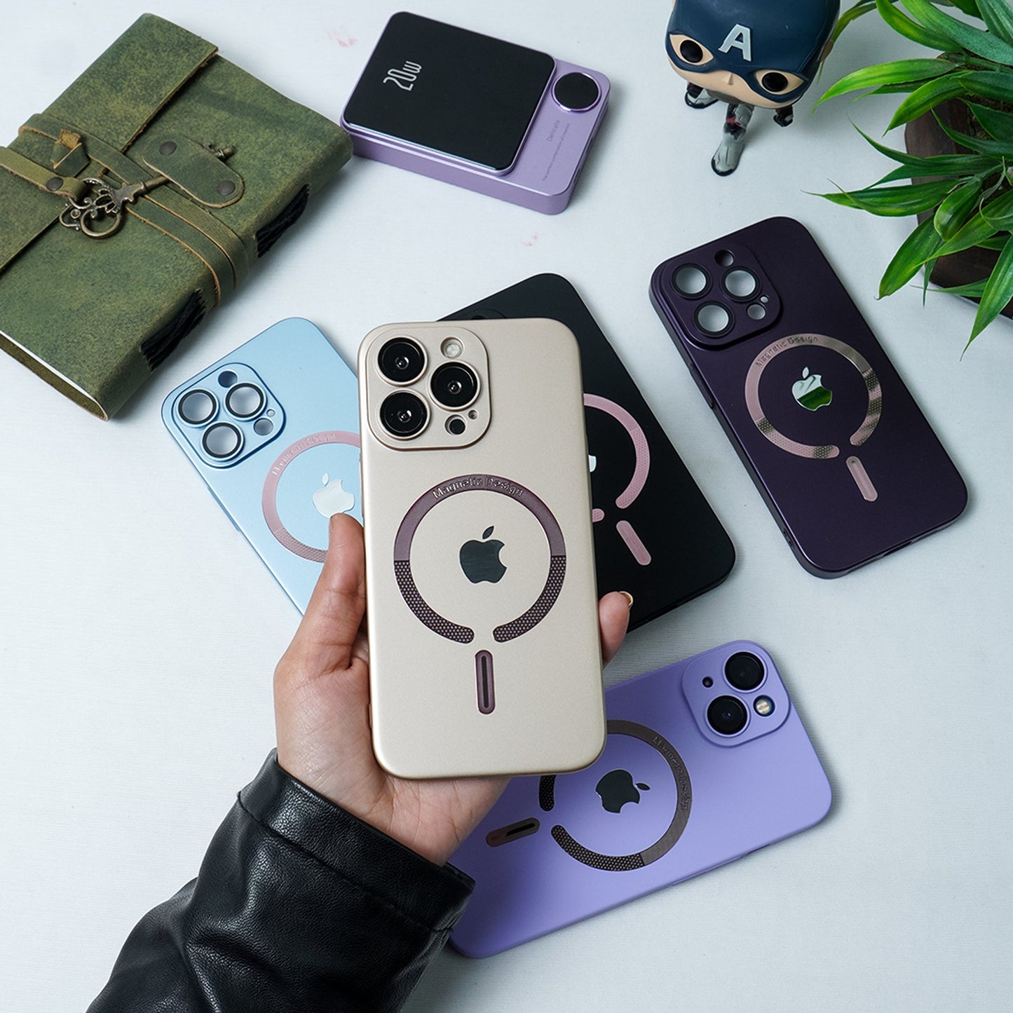 iPhone Series Magsafe Edition Matte Finish Camera Protective Case
