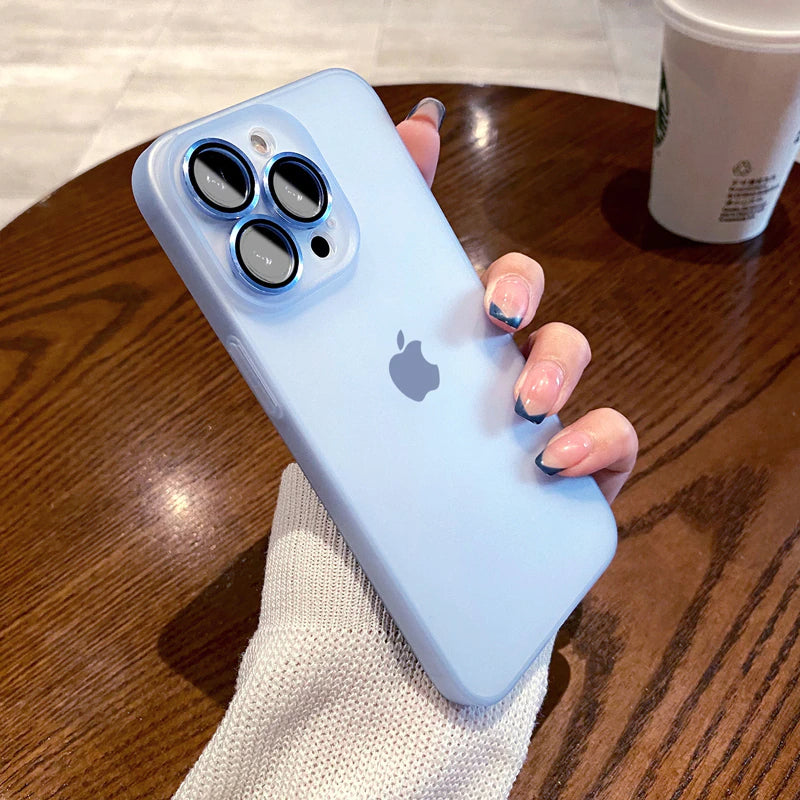 iPhone Series Ultra-Thin Matte Paper Back Case