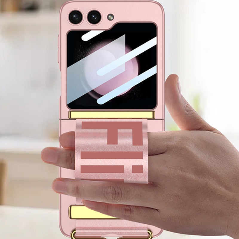 Galaxy Z Flip6 Wristband Ultra-thin Frosted Case