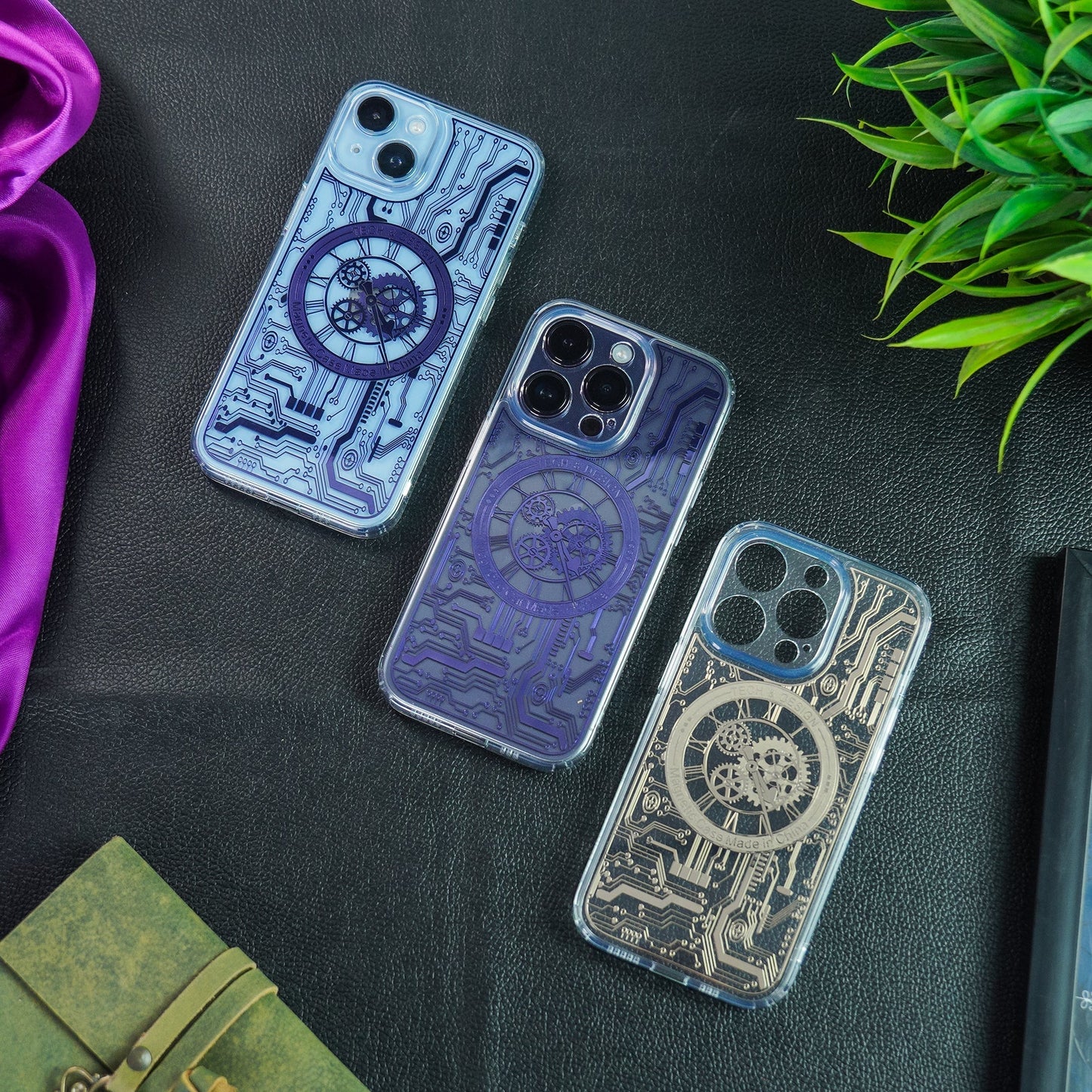 iPhone Series MagSafe Edition Mecha Transparent Case