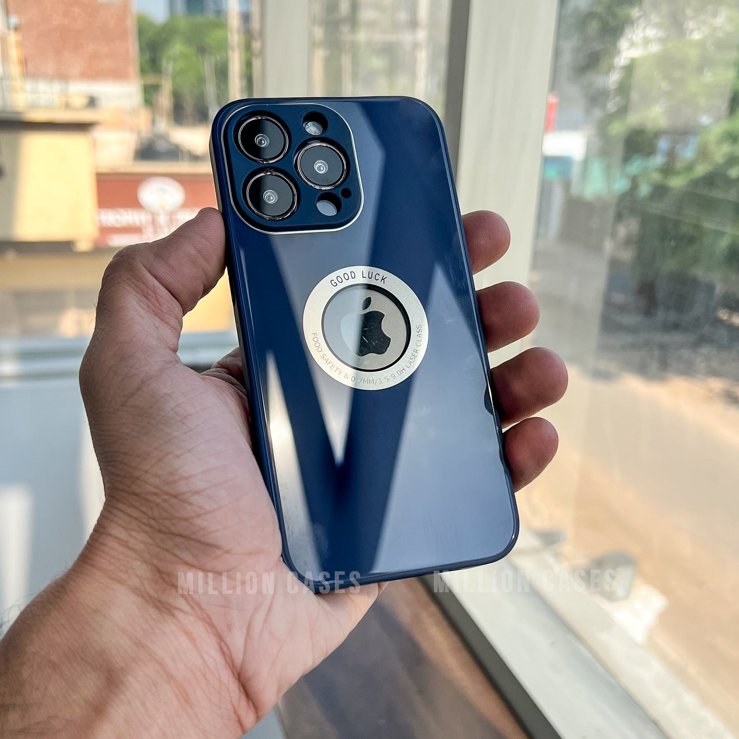 iPhone Series Logo Display Camera Protection Case