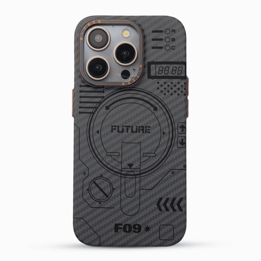 Futuristic Carbon Print Magsafe Case - iPhone