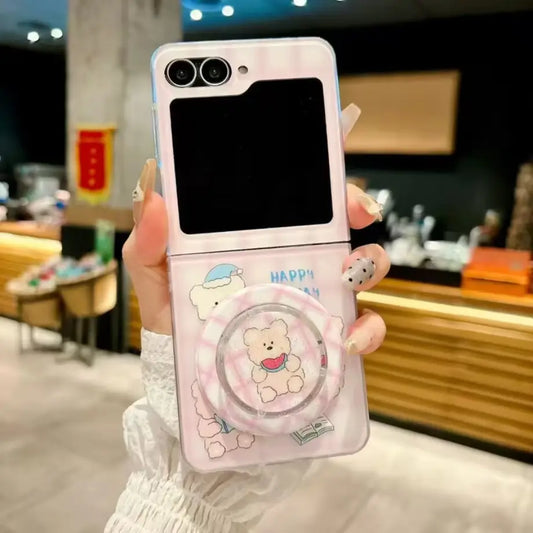 Cute Compact Holder Bear Case