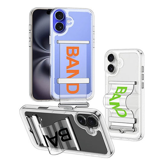 Clear Air Cushion Wrist Secure Case - iPhone