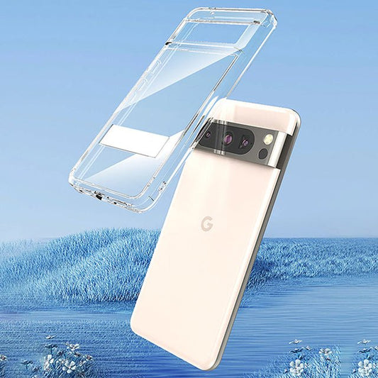 Versatile Refined Clear Kickstand Case - Google