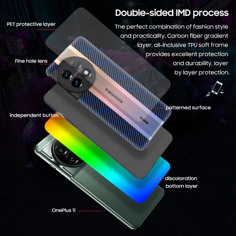 Laser Shine Gradient Matte Slim Case - OnePlus