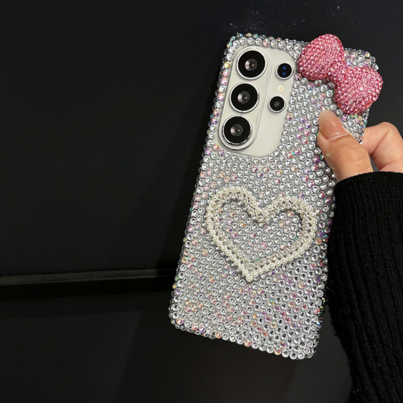 Diamond Heart Bow Luxe Case