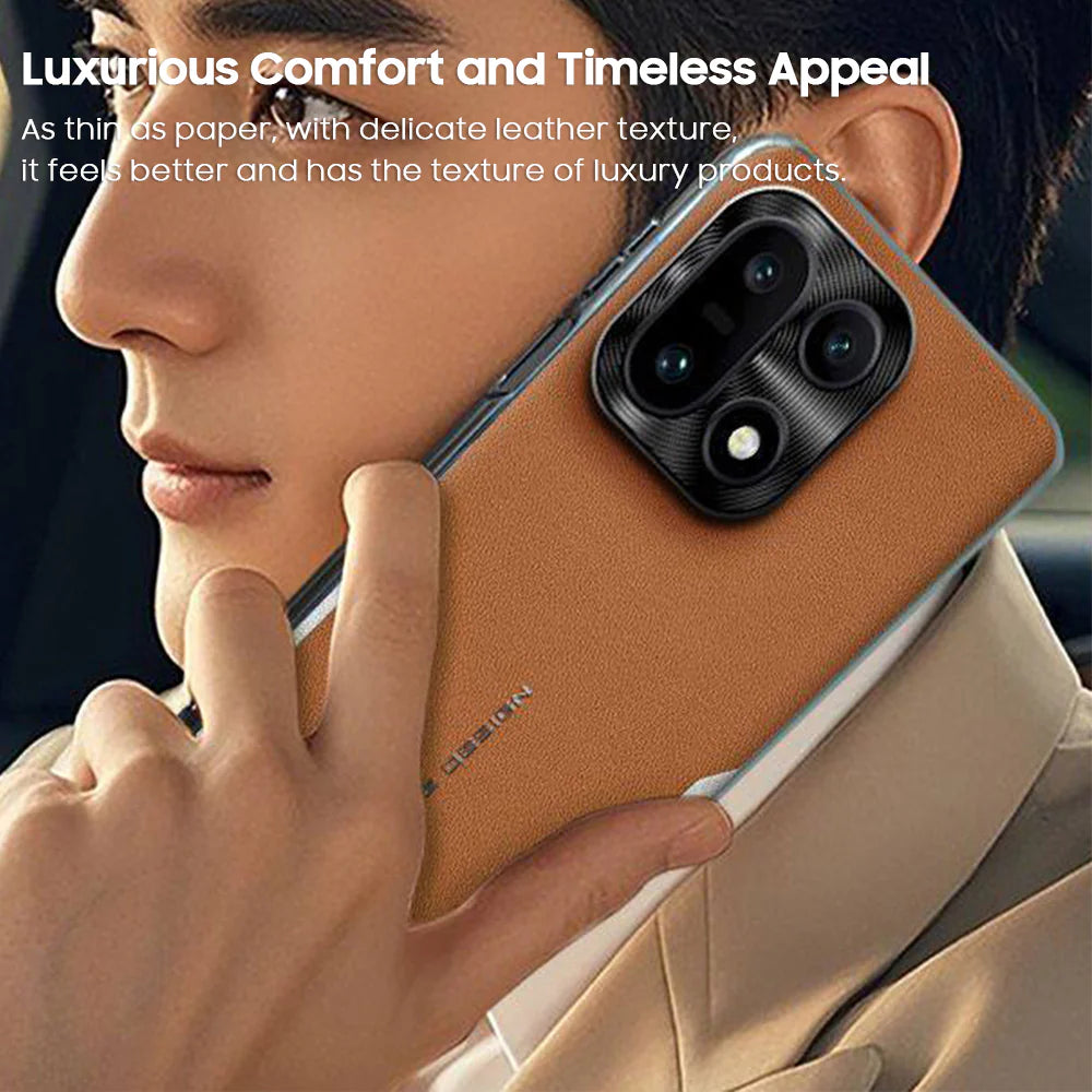 OnePlus 15 Series Vintage Executive Leather Armor Case