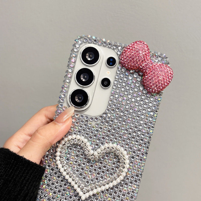 Diamond Heart Bow Luxe Case