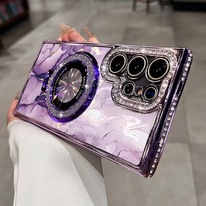 Aurora Marble Crystal Case