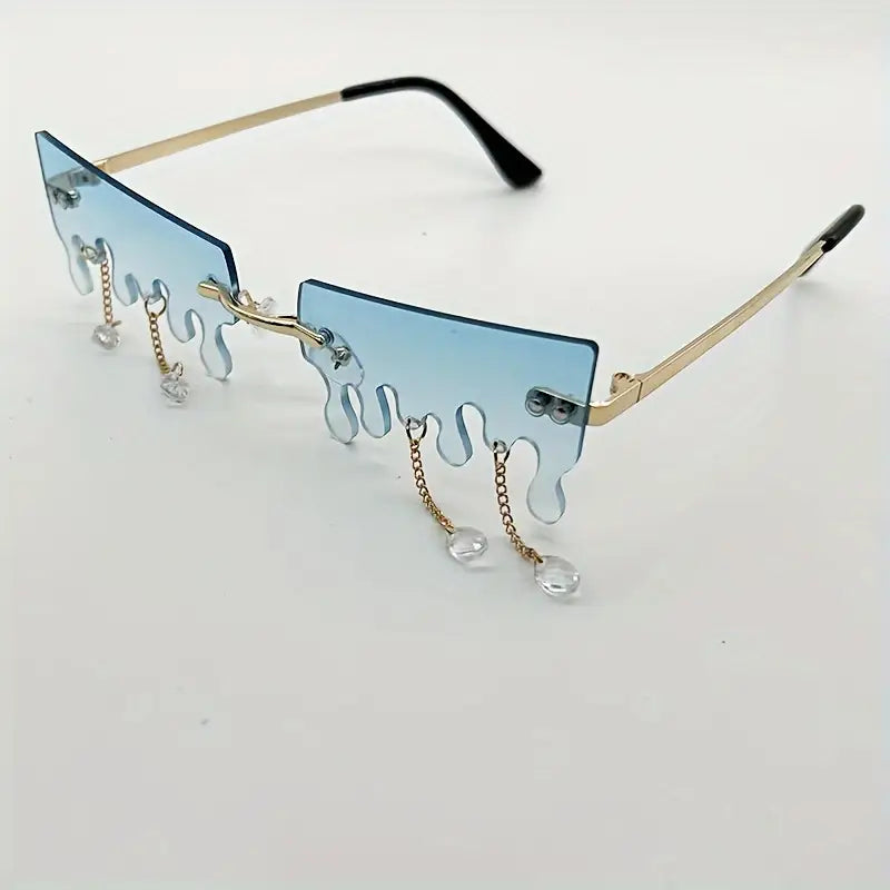 Square Melting Design Sunglasses