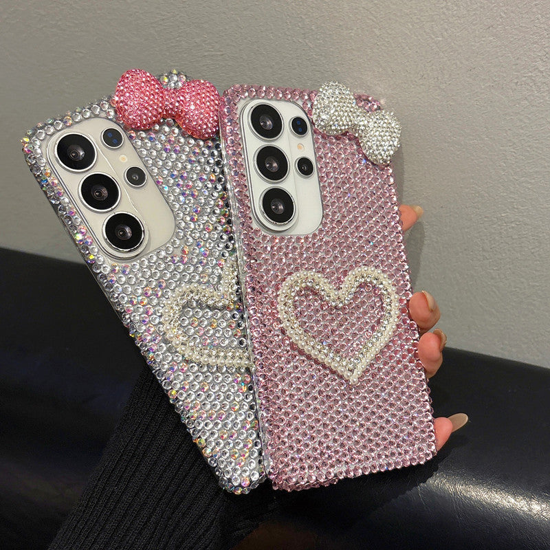 Diamond Heart Bow Luxe Case