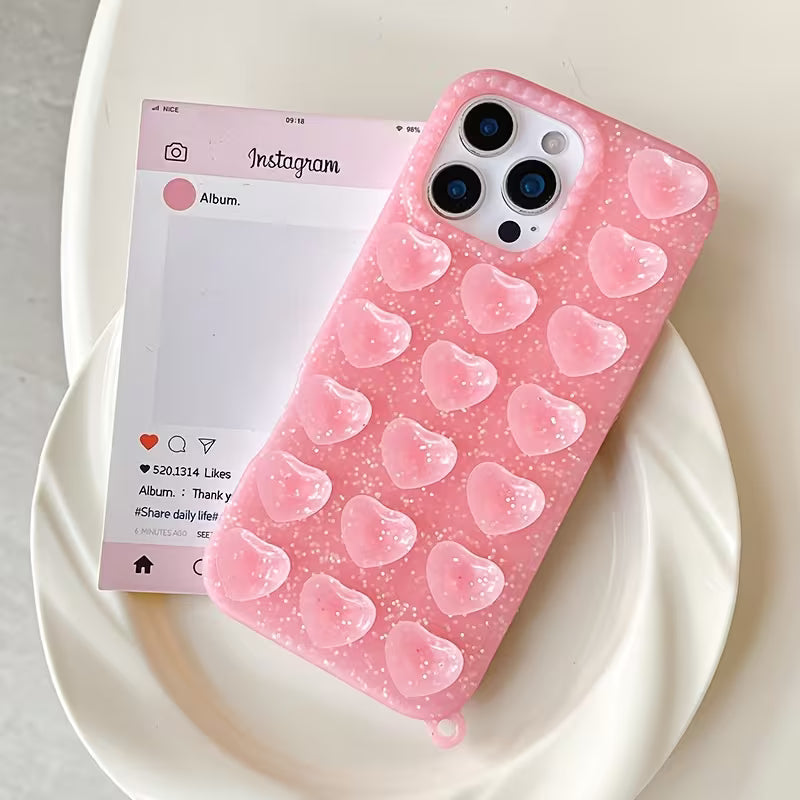 Romantic Pastel Heart Case
