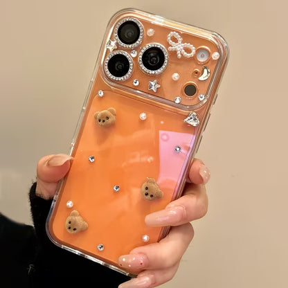 Teddy Jewel Charm Stardust Case