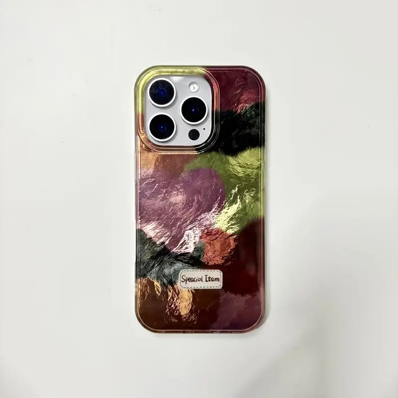 Luxe Shine Abstract Pattern Phone Case