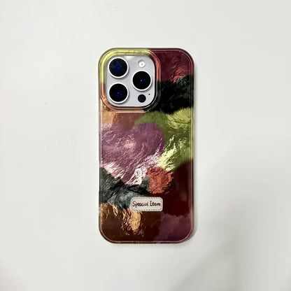 Luxe Shine Abstract Pattern Phone Case