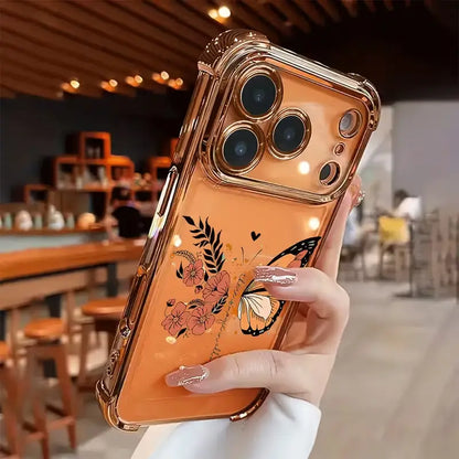 Radiant Floral Butterfly Elegance Case